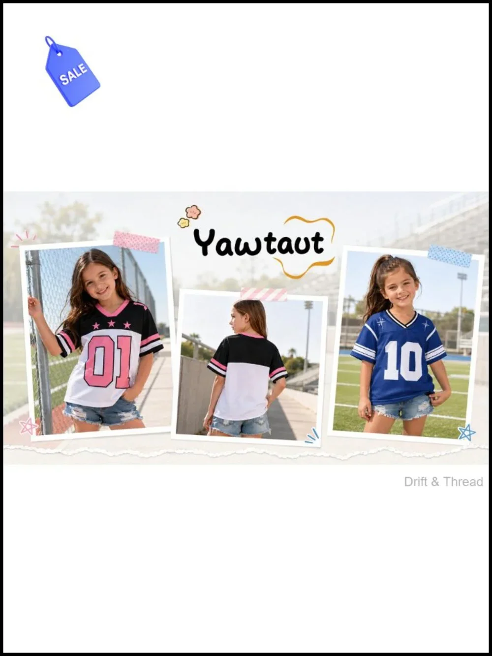 Girls Boys Kids Soccer Jersey Mesh V Neck Short Sleeve Sport Tee